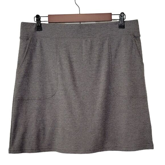 Craft & Barrow Gray Mid Rise Easy Knit Skorts Size M - Picture 1 of 8